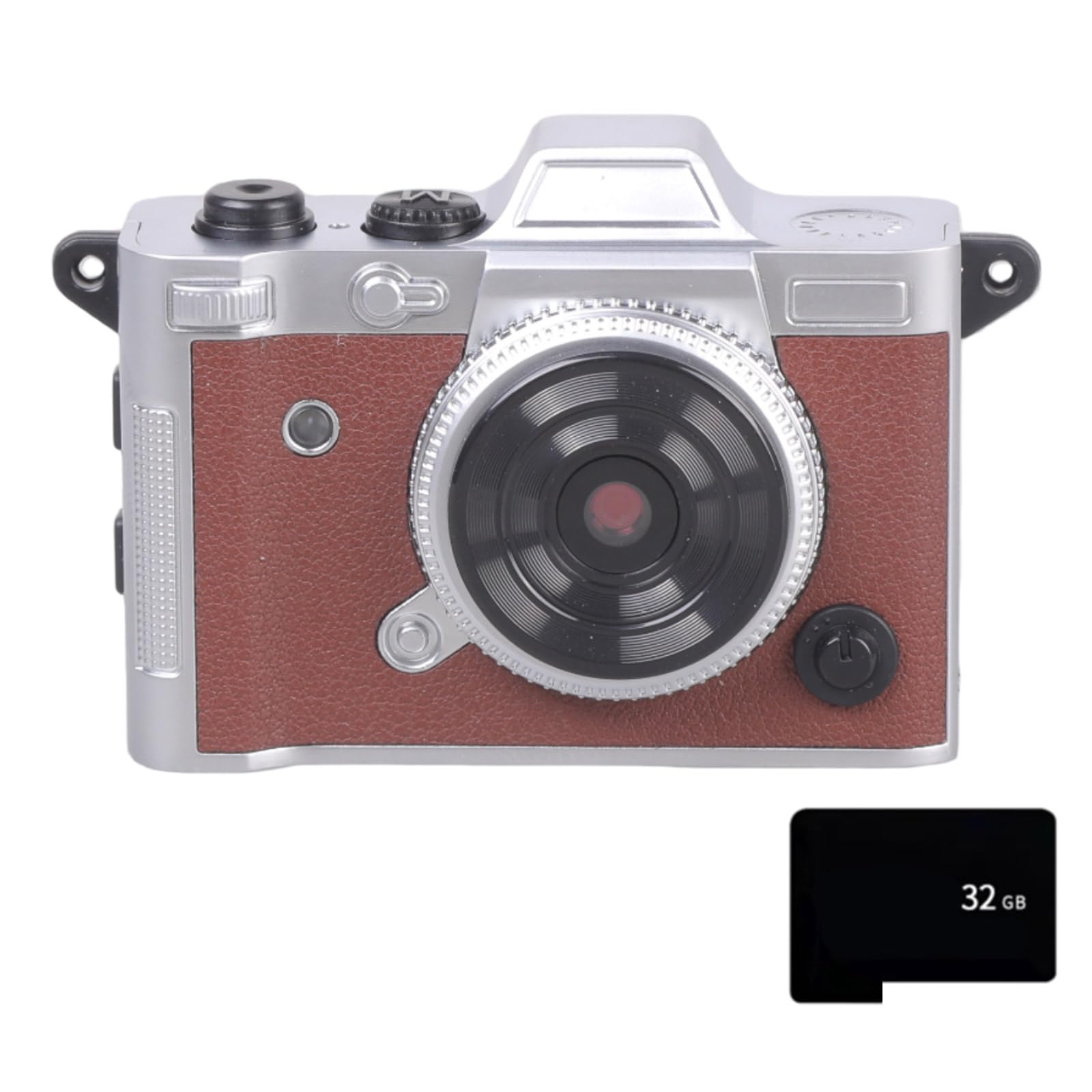 Piccolo portachiavi fotocamera digitale 2K 720P registrazione video 32 GB storage estremo sottile trasportabile auto sportiva laterale pull uso quotidiano piccola videocamera