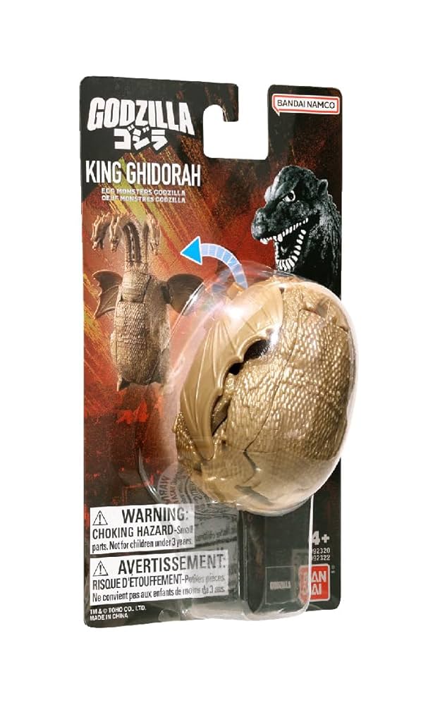 ゴジラシリーズ　怪獣のたまご Amazon.co.jp: バンダイナムコ ゴジラ ゴジラ 4インチ 変形卵