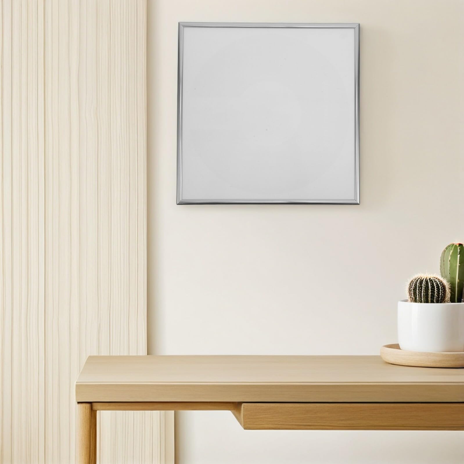 2 Pezzi Cornice da Parete per Esposizione di Dischi in Vinile 12 Pollici 2 Pezzi, Porta Vinile da Parete in Argento Supporto Stabile, Scaffale Salvaspazio per Collezione Musicale e