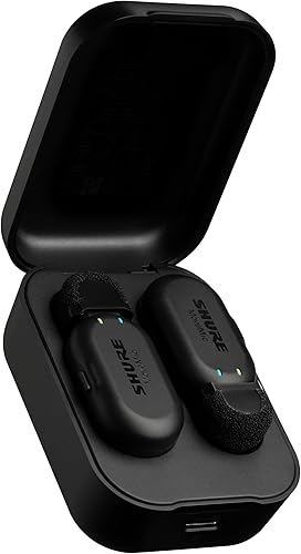 Miniatura 15 de Shure MoveMic One - Micrófono Lavalier Inalámbrico Pro Directo al Teléfono para iPhone y Android, Micrófono Mini Bluetooth, 24 Horas de Carga