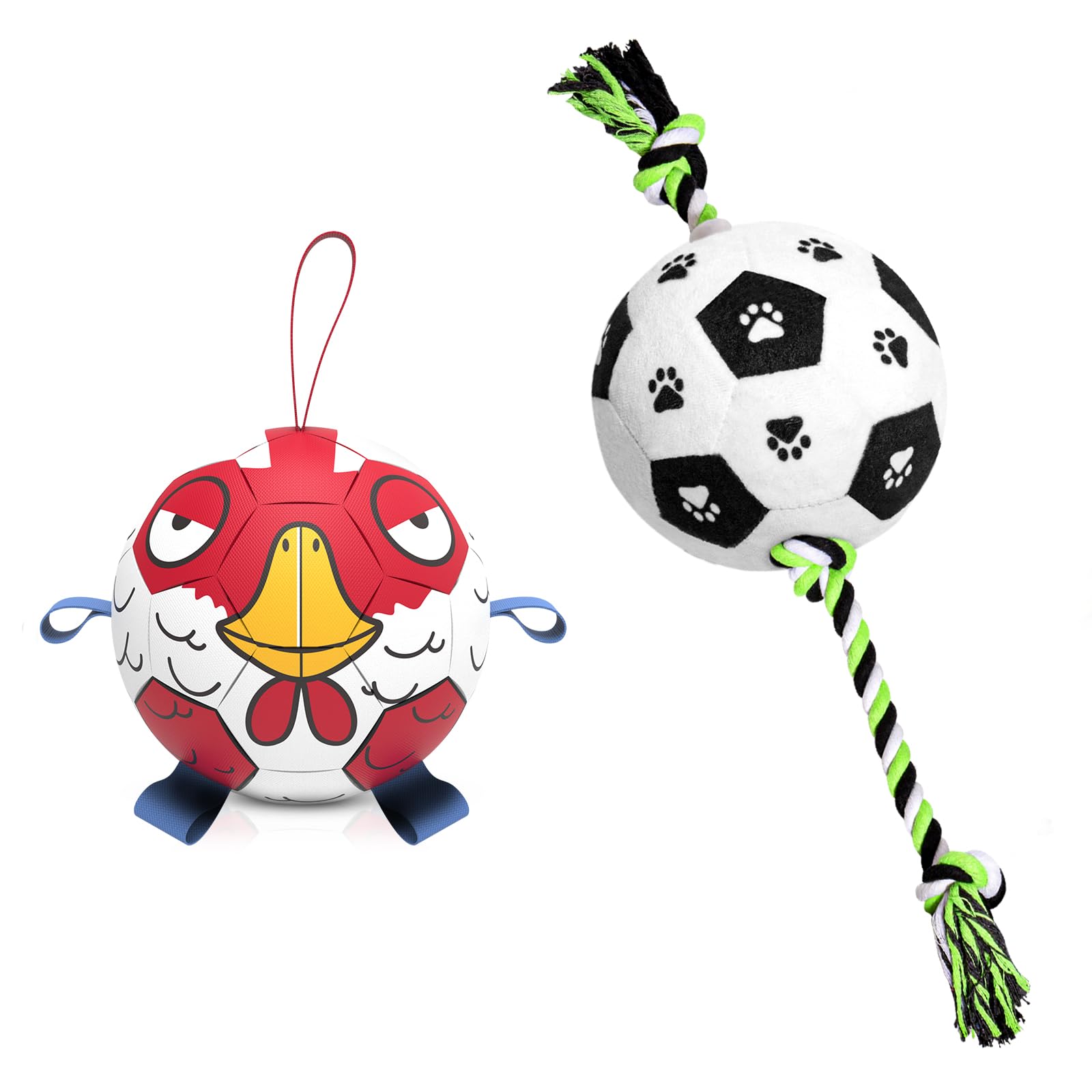 QDAN Dog Toys Dog Birthday Gifts Outdoor Toys for Tug of War