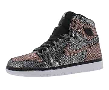 Amazon.com | Jordan Nike Womens Air 1 Hi OG Fearless Black