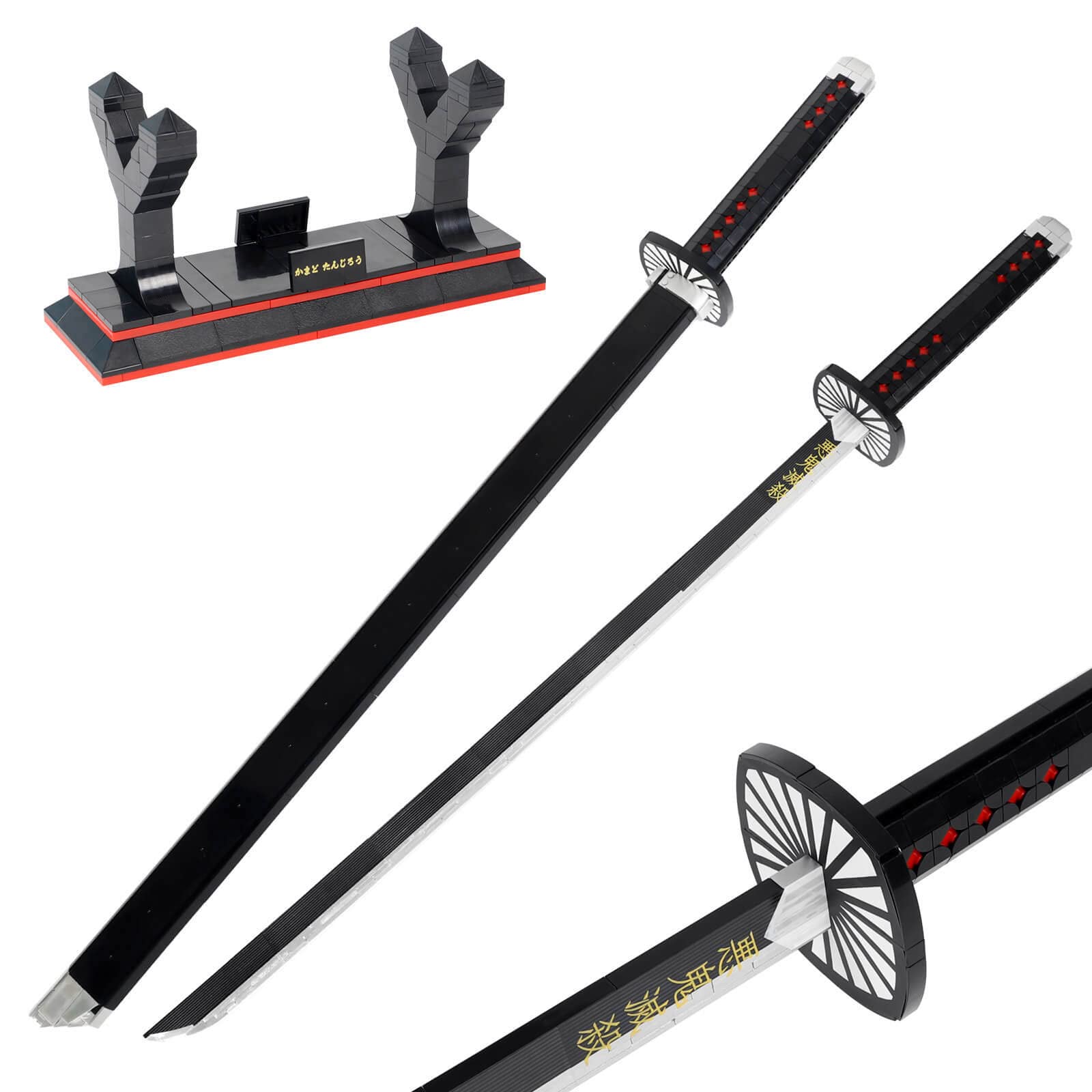 Demon Slayer Sword Building Sets, 39 inches, 759 PCS, Protagonist Katana for Collection Decoration