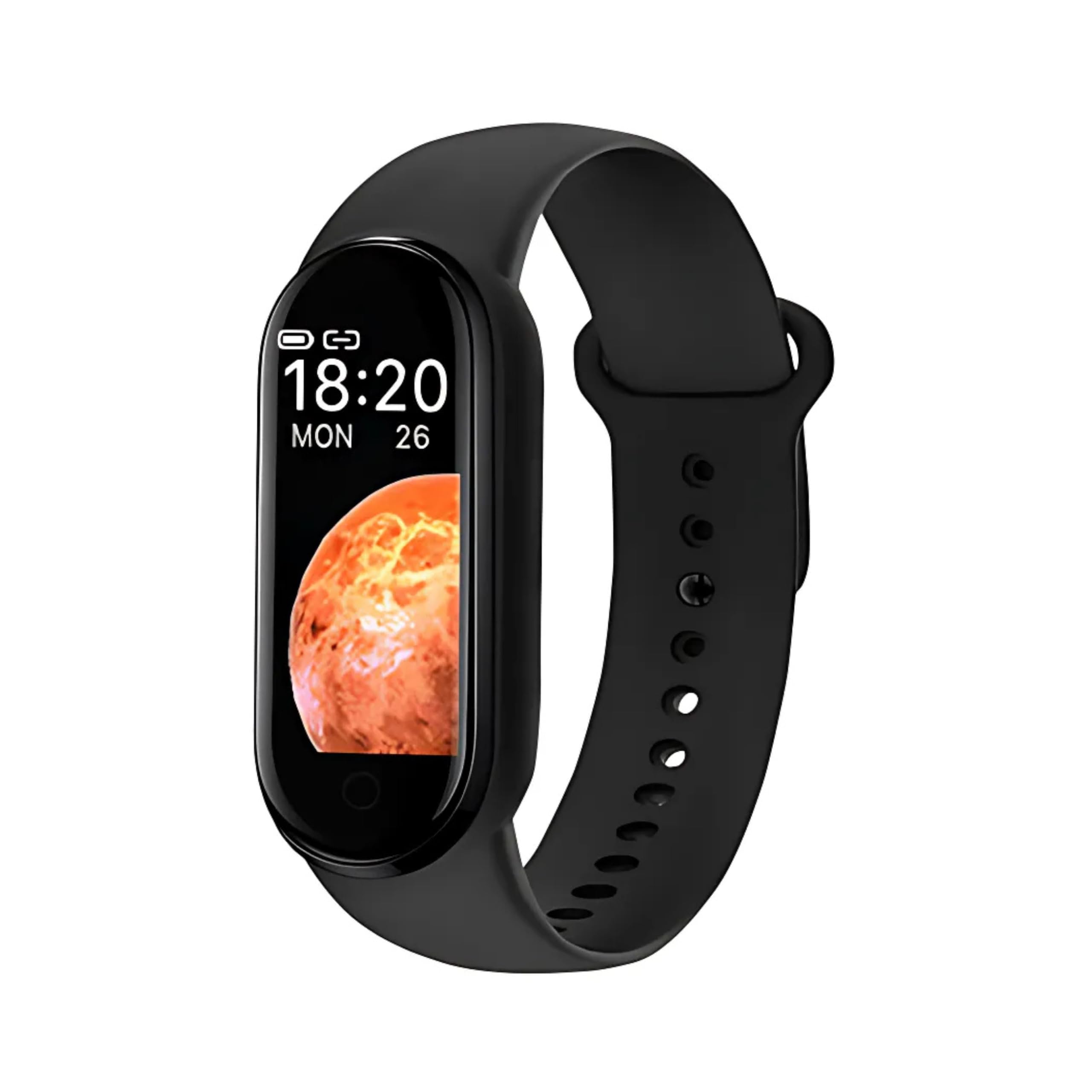 Drumstone (with No Cost 𝗘𝘅𝘁𝗲𝗻𝗱𝗲𝗱 𝗪𝗮𝗿𝗿𝗮𝗻𝘁𝘆 M7 Smart Band with AMOLED Display, Customizable Faces, Health Tracking, SPO2, Notifications, Remote Camera Control & IPX7 Water Resistance