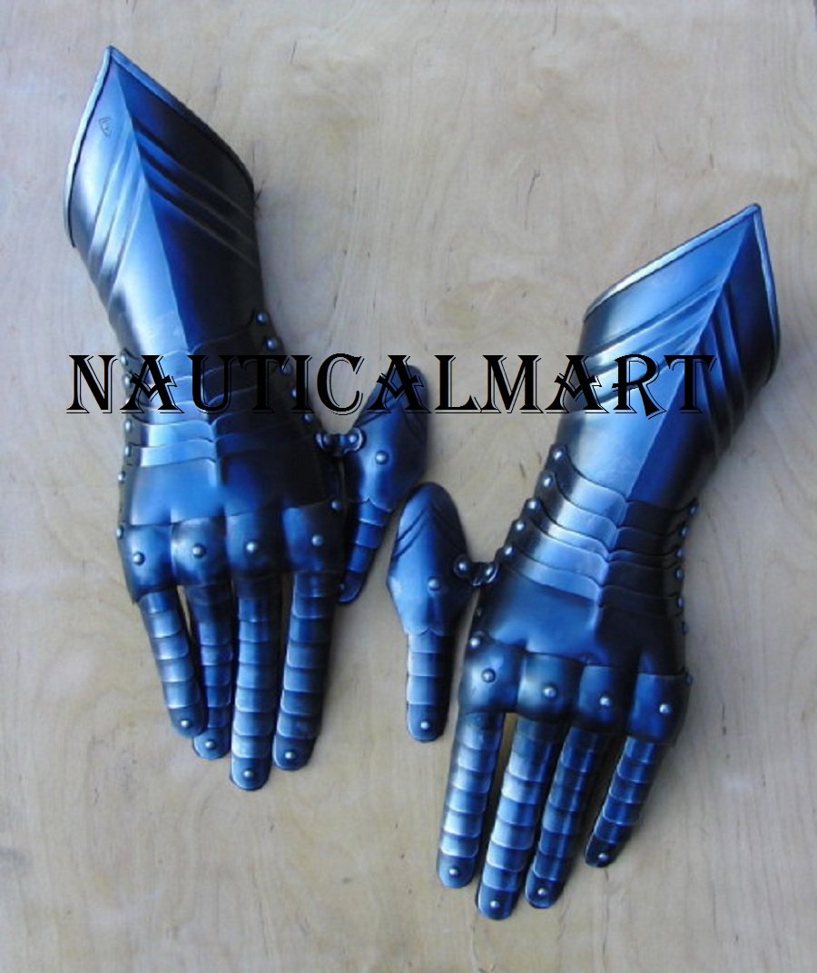 NauticalMart Medieval Knight Gauntlets Functional Steel Armor