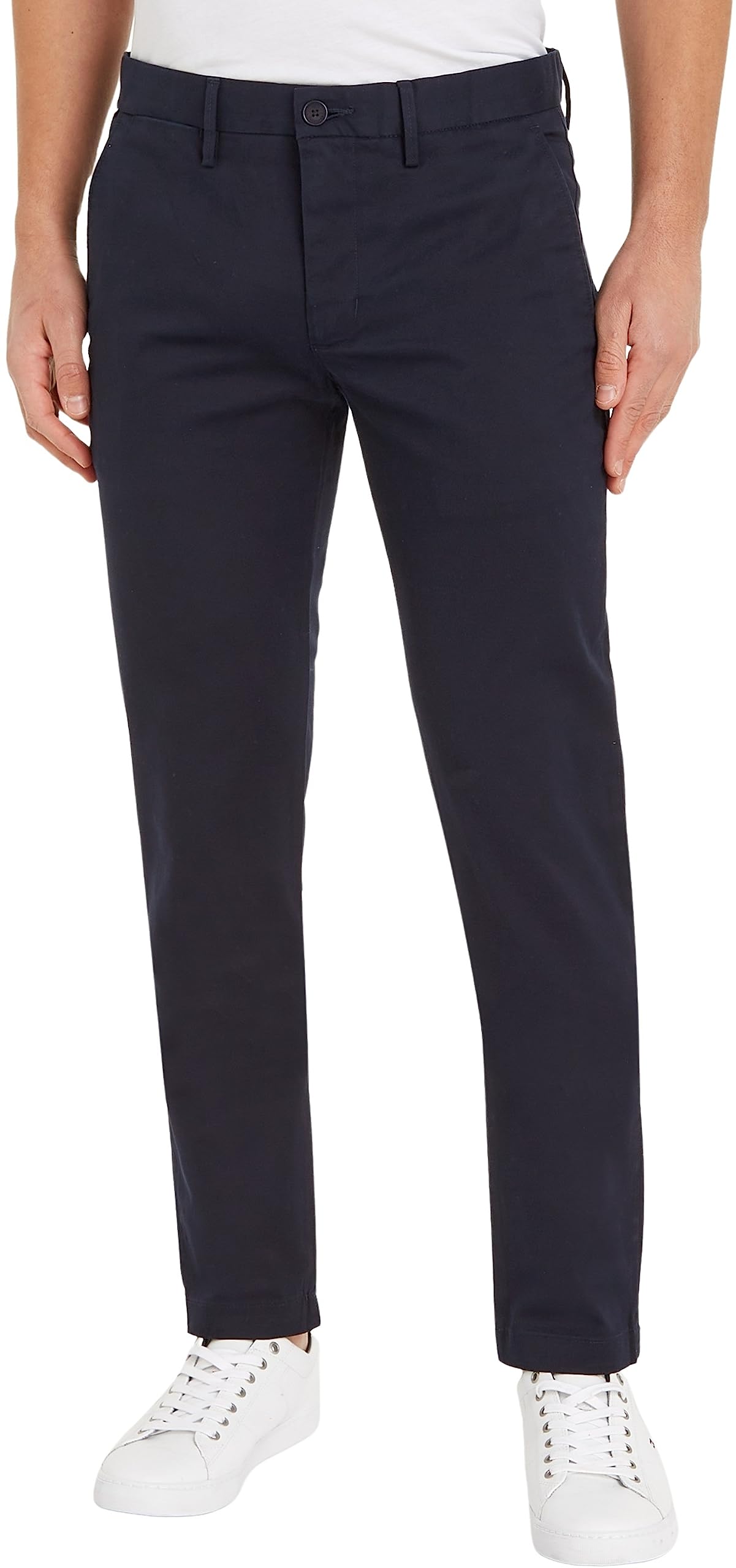 Tommy Hilfiger Uomo Pantaloni Core Bleecker 1985 Pima Cotton Chino, Blu (Desert Sky), 36W/36L-image