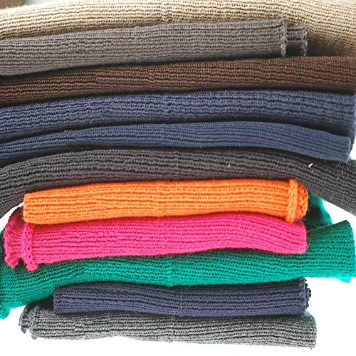Knitted Waistband Rib Welt for Cuffs or Waist Band and Neck Band Ribs for Jackets, Bombers, or any Apparel Garments for Trimming. Stretch rib and resilient ribs. Basic colours, Black, Brown, Navy, Grey & Bright's, Cerise, Orange and Green.. 11 colours choices. Supplied as 2 Strips, Great Value!