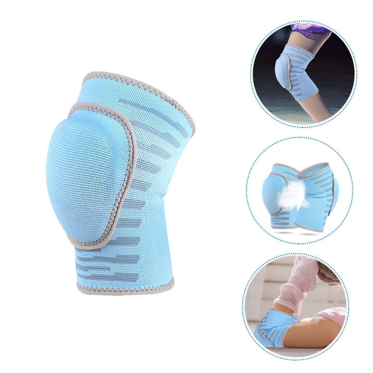 MOLUCKFU Knee Savers for Youth Catchers Kids Patella Knee Brace Comfortable Padding