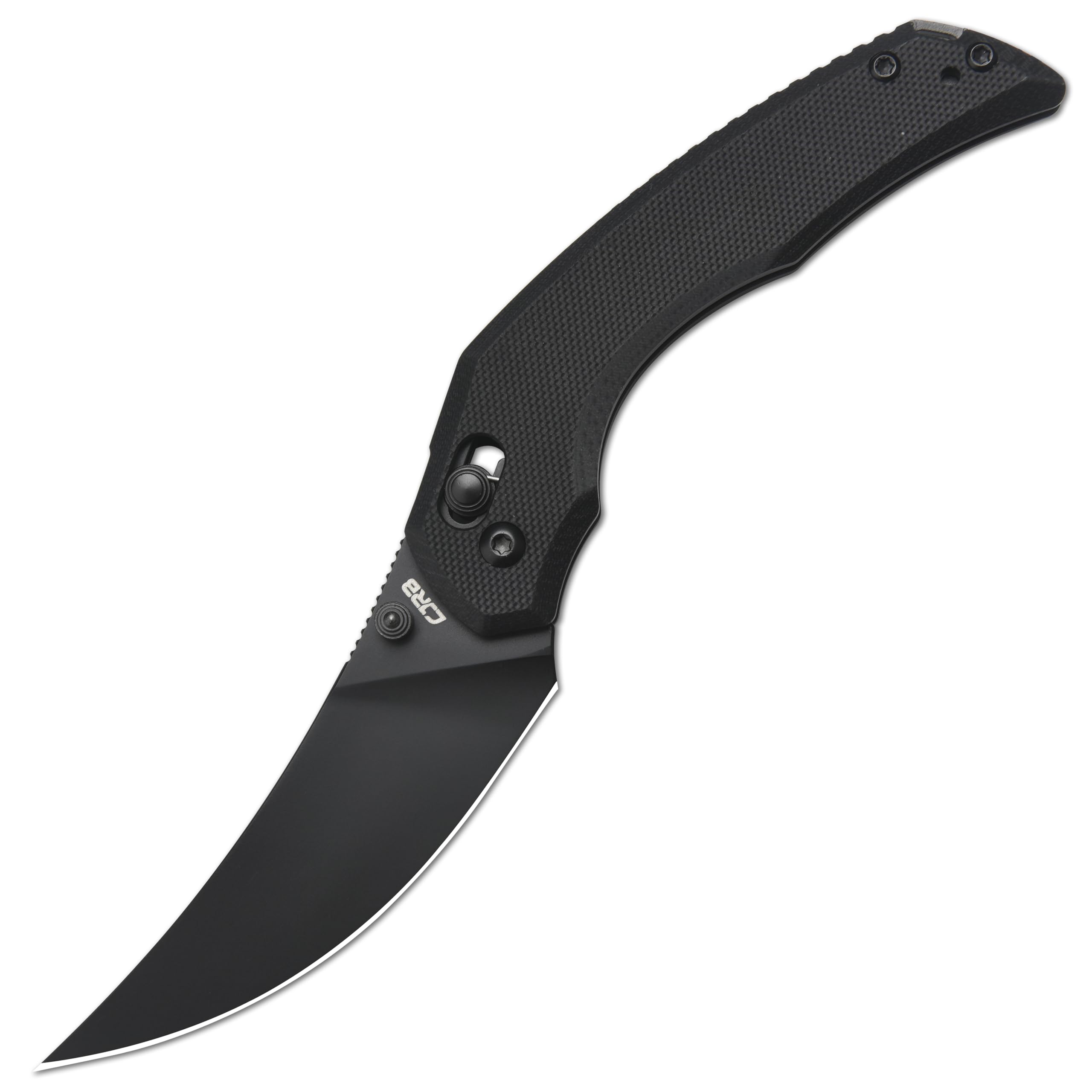 CJRB Nanner Taschenmesser mit 3,23" AR-RPM9 Stahlklinge, EDC Klappmesser mit G10 Griffschalen für Damen & Herren Camping Wandern, Design von Dustin Rhodes (J1955)