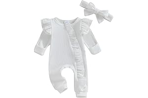 Adorable and Snuggly White Newborn Sleeper