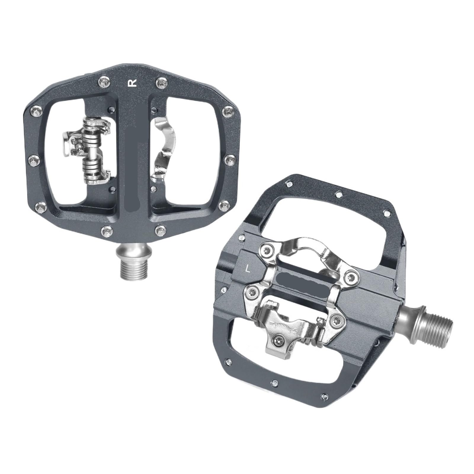 Pedales de Bicicleta montaña 3 rodamientos sellados PD-M680 Pedal automático Doble Aluminio