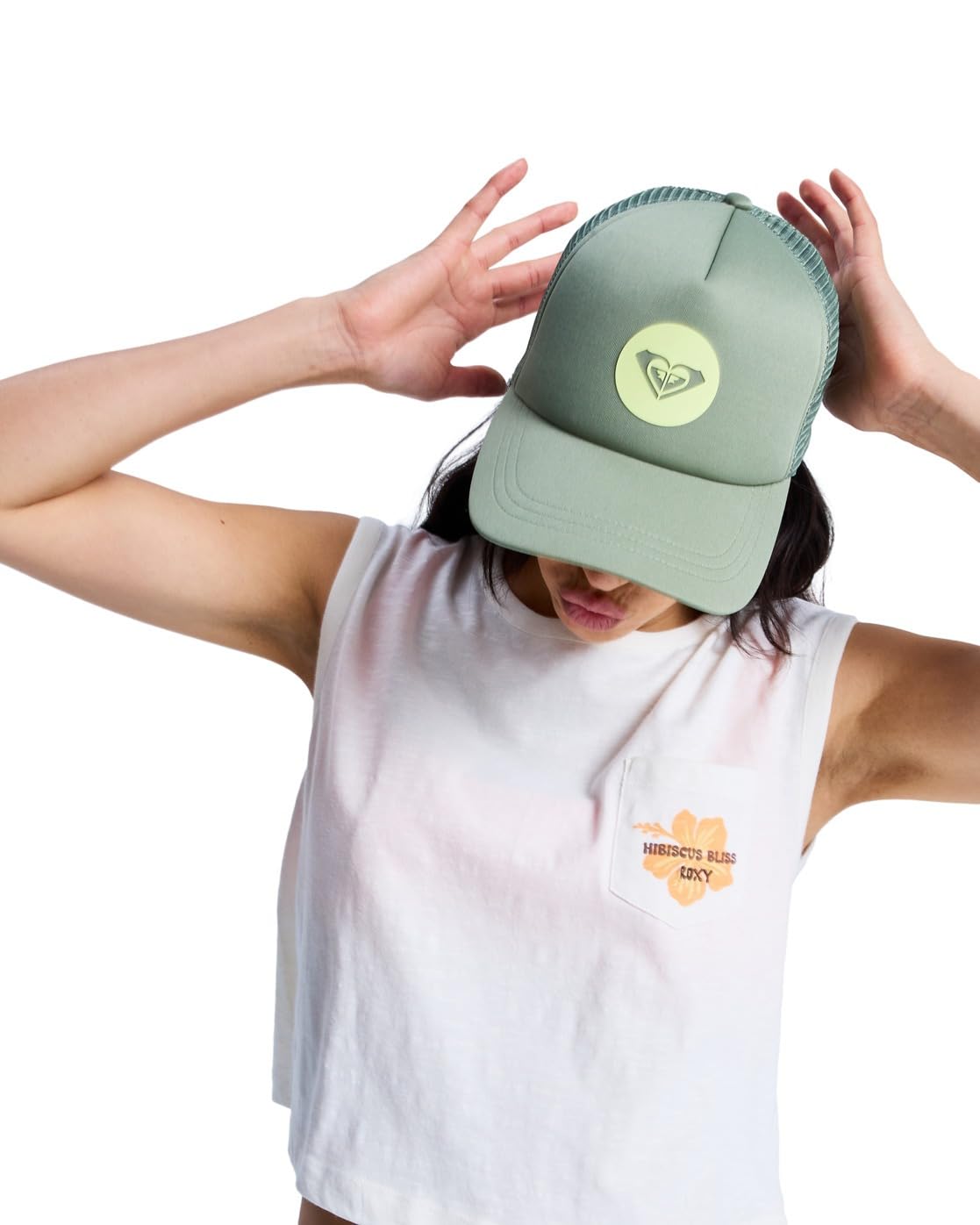 Roxy Trucker Cap Brighter Day Womens Green
