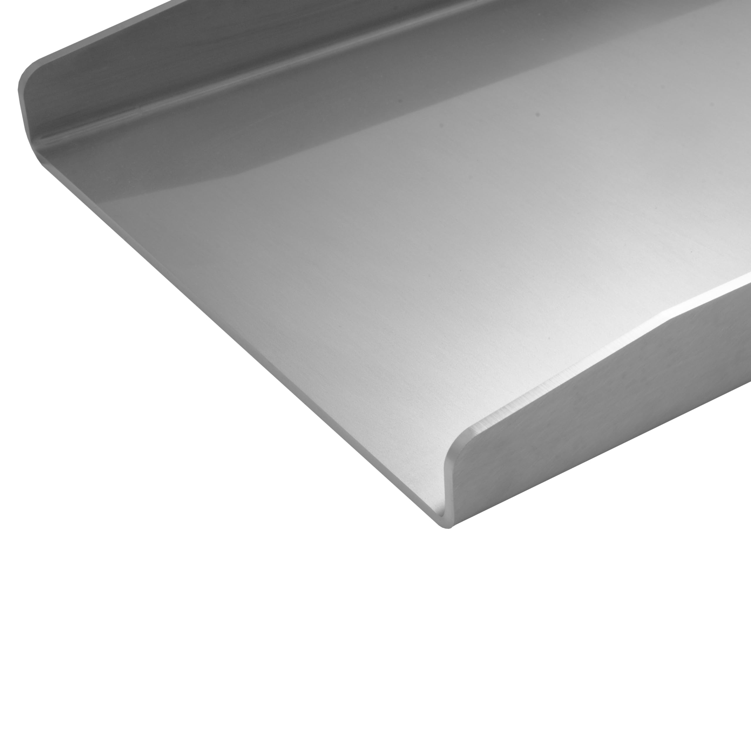 Plancha Edelstahl Grillplatte - passend für Burnhard Fred - Medium 41,5x23,5cm | 4mm Massiv