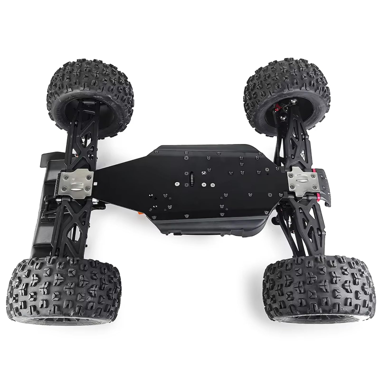 Per Kraton Per Outcast Per Senton Per Talion Per Typhon 1/8 Piastra Protezione Anteriore E Posteriore In Acciaio RC Parti Camion Per Buggy Accessori Giocattoli Rc