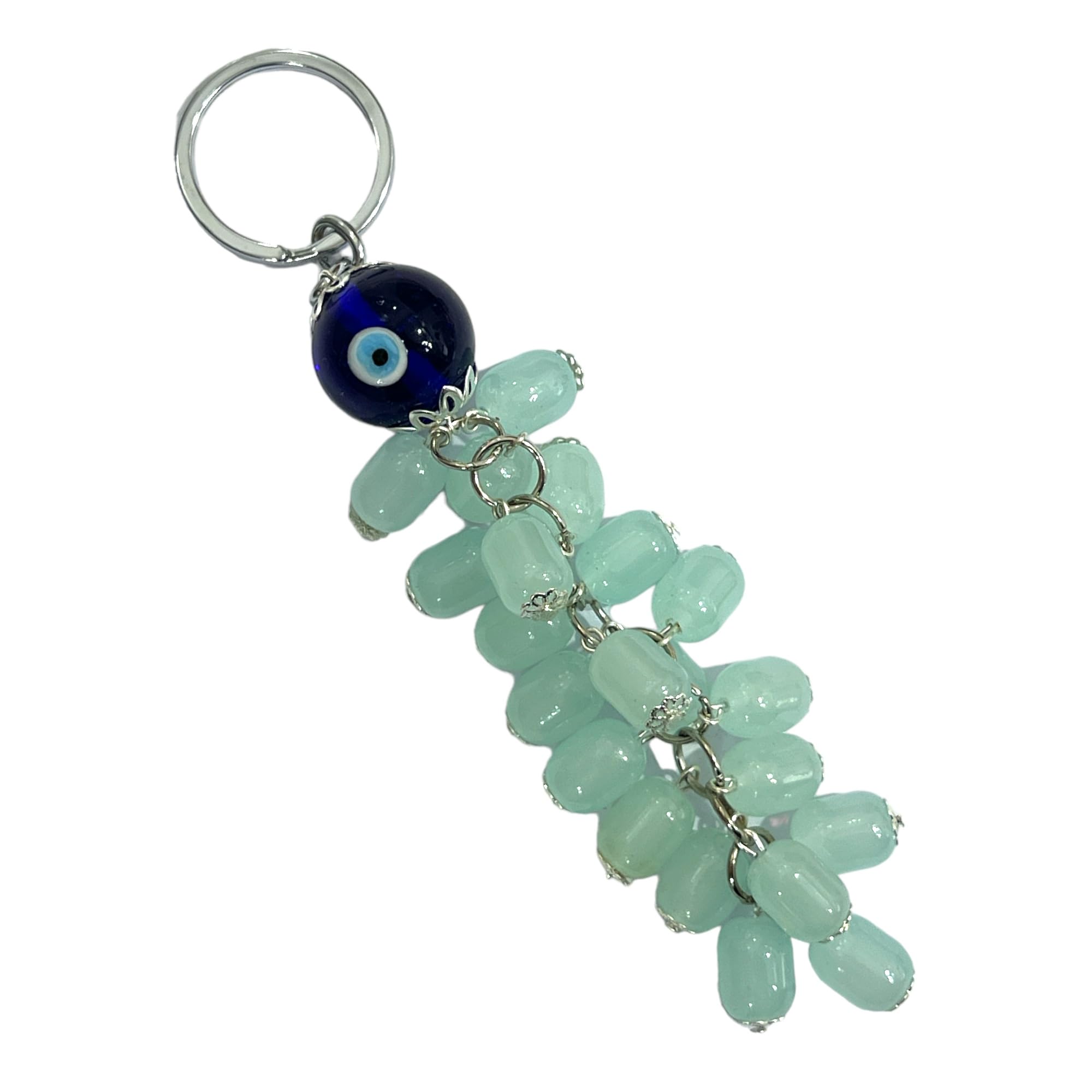 Evil Eye Keychain - Stainless Steel Gift -17