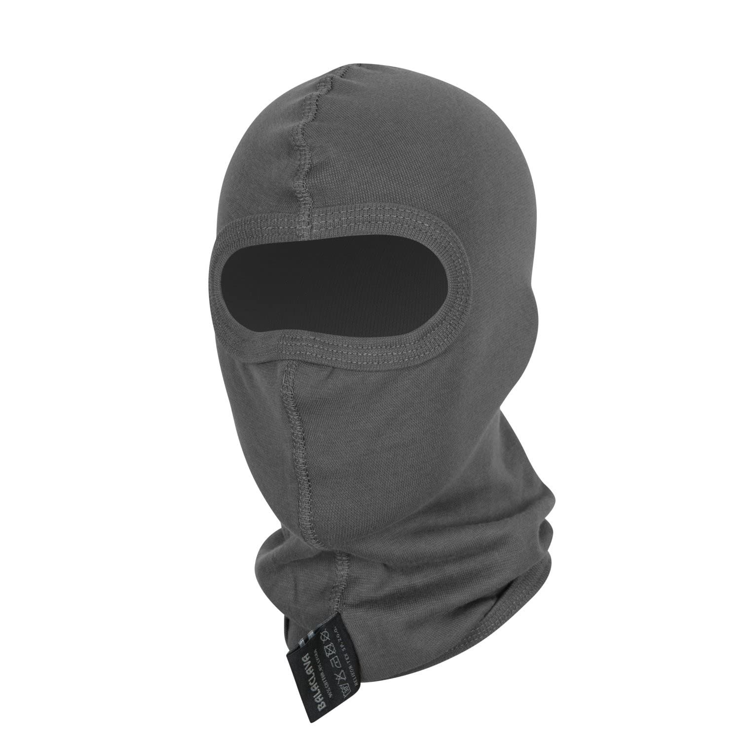 Helikon Tactical 1 Hole Balaclava Airsoft Combat Security Cotton Shadow Grey