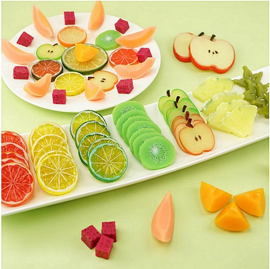 Amazon｜食品 サンプル フェイク フルーツ 食品模型 レモン ライム