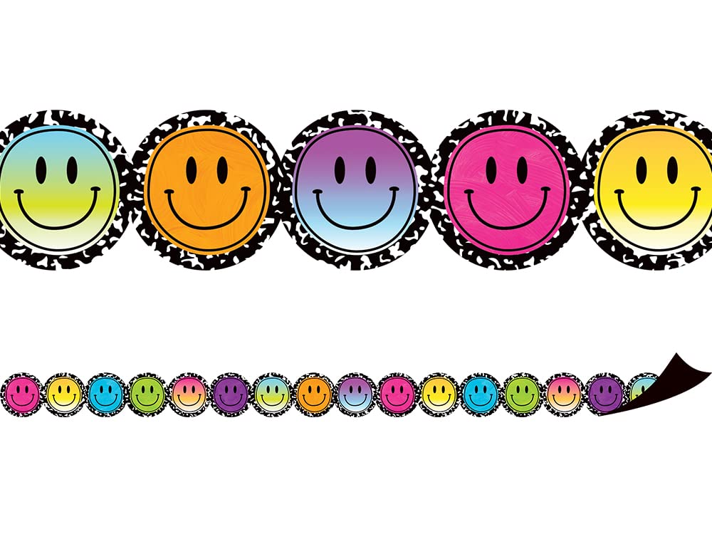 Teacher Created Resources Smiley Faces Magnetic Border