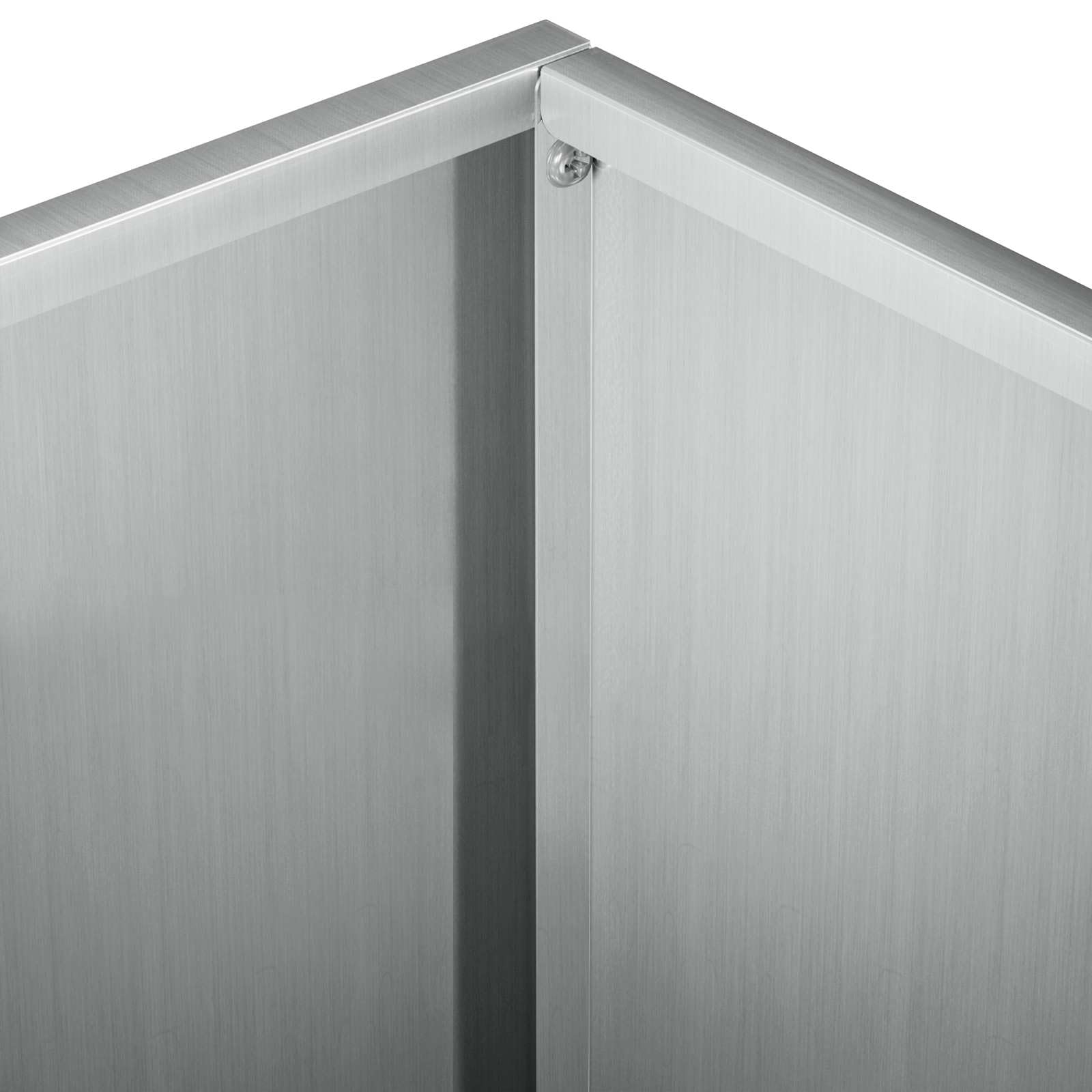 Generisch Garten - Pflanzgefäß Silber 60 x 60 x 30 cm Verzinkter Stahl 5.9kg