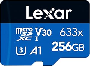 Lexar 633x MicroSDXC 256 GB con adattatore SD