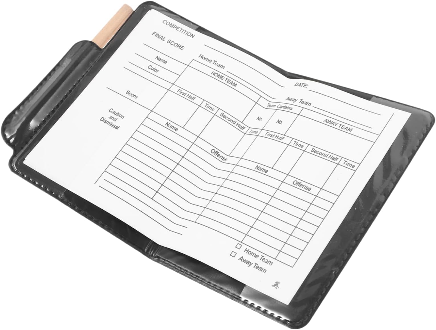 1set Portable Soccer Referee Kit Cards Multi-Function Wallet with Pen for Official Lightweight and Organized for Sports Training