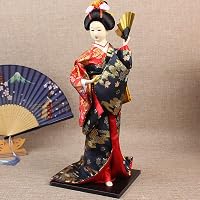 Amazon.co.jp: 日本人形歌舞伎和服人形芸妓料理店装飾大置物42 cm(1646