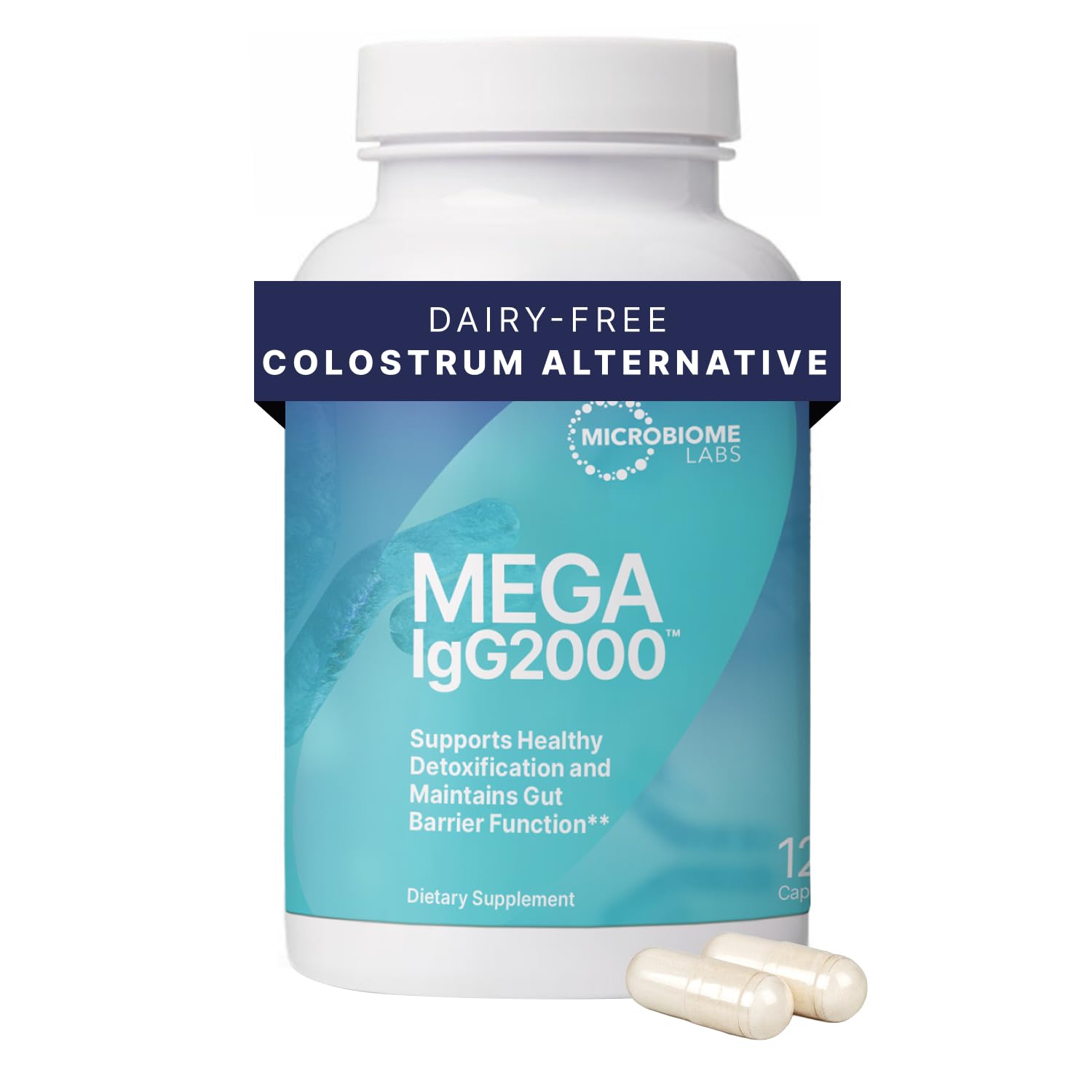 Amazon.com: Microbiome Labs Mega IgG2000 Capsules - Dairy Free