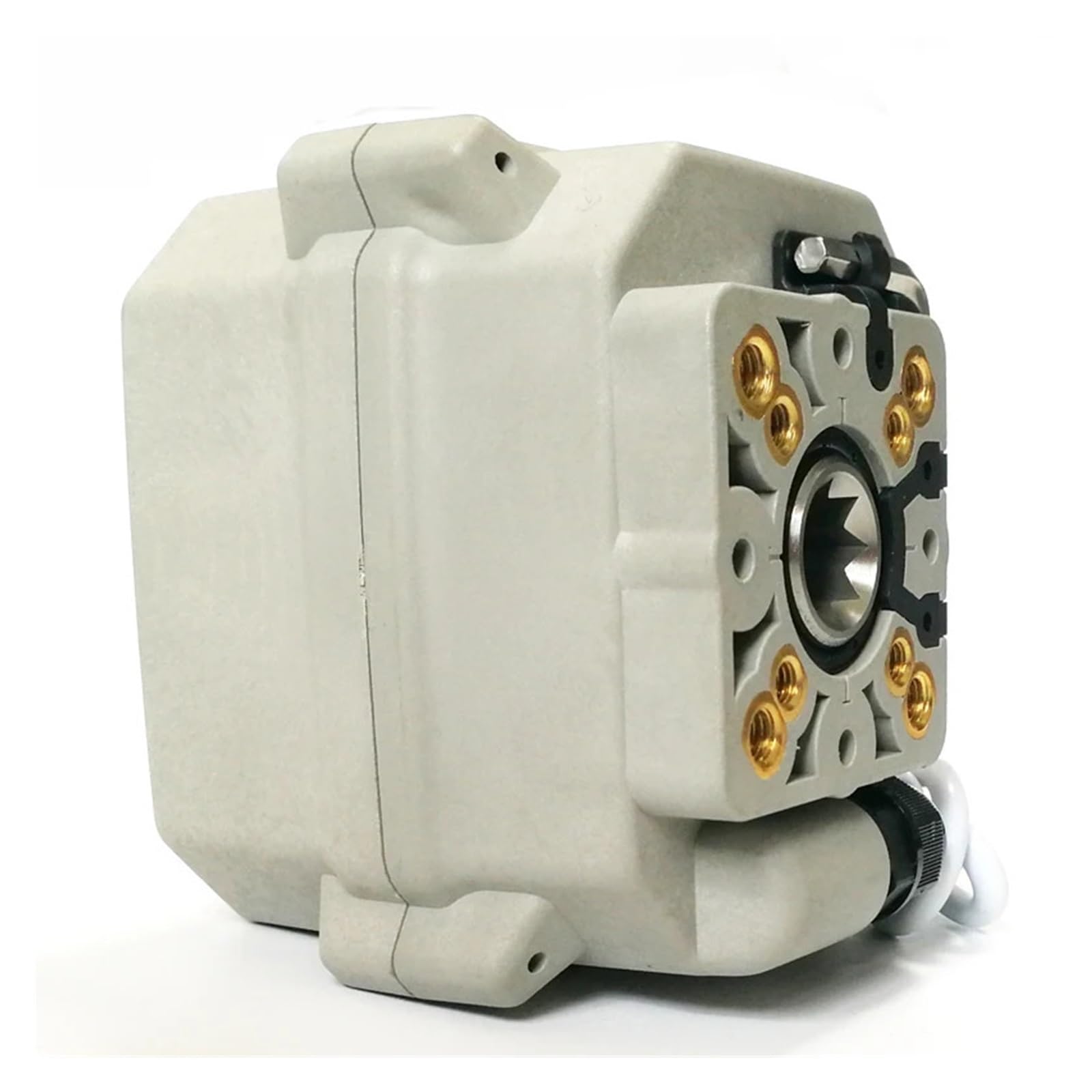 JNURGWLYH DC12-24V Electric Valve Actuator with Indicator and Manual Override Used for Valve from DN15 to DN50 All Metal Gear Valve Drive(5211-dc24-cr301)