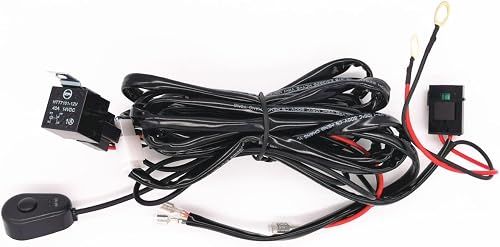 Universal 4x4 Spotlight Wiring Harness Relay Kit For Spot Light Bar
