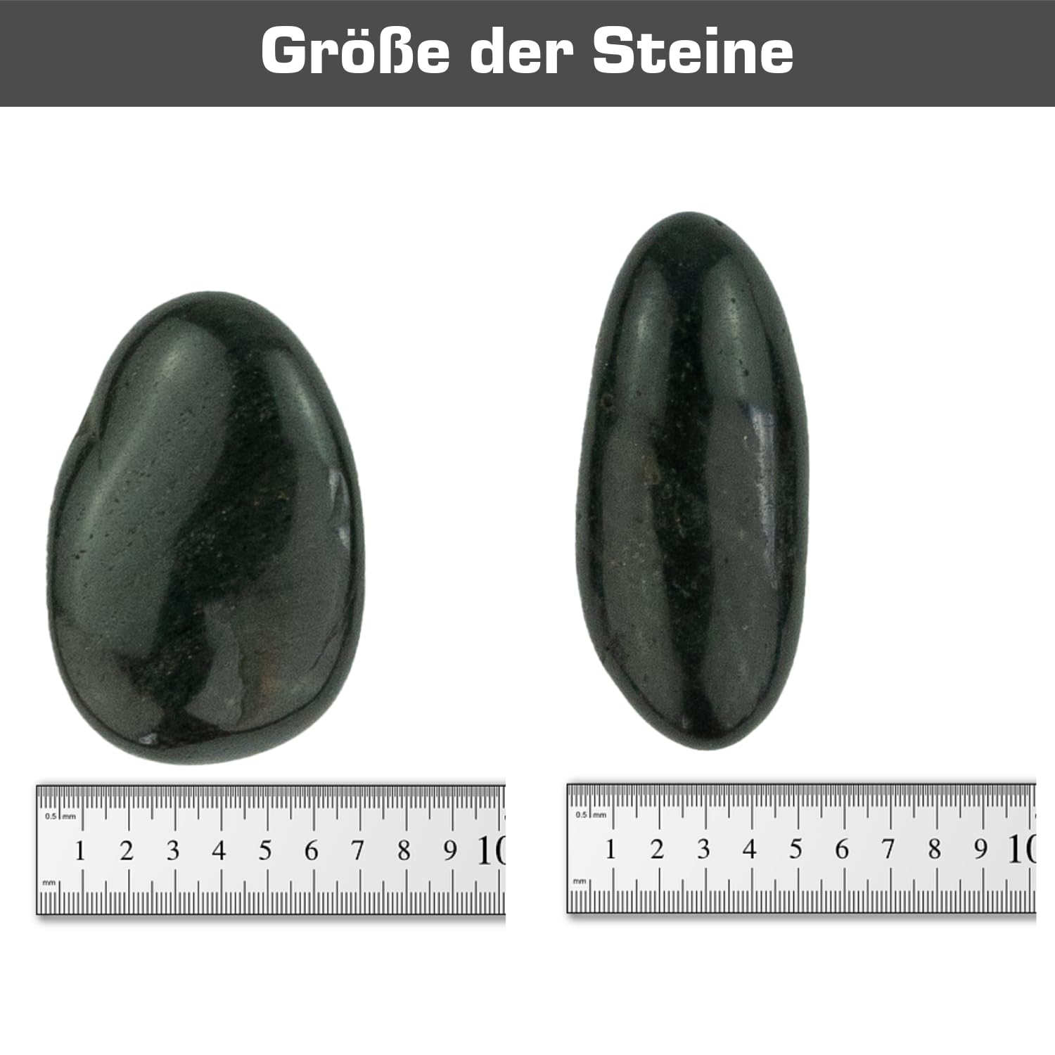 Dekosteine schwarz poliert 20 kg, Kieselsteine Garten 5-8 cm, Zierkies für Vasen, Flusssteine, Ziersteine, Flusssteine Pflanzen, Deko-Kies, Steine-Garten, Kies, Flusskiesel, Schwarze Steine Deko