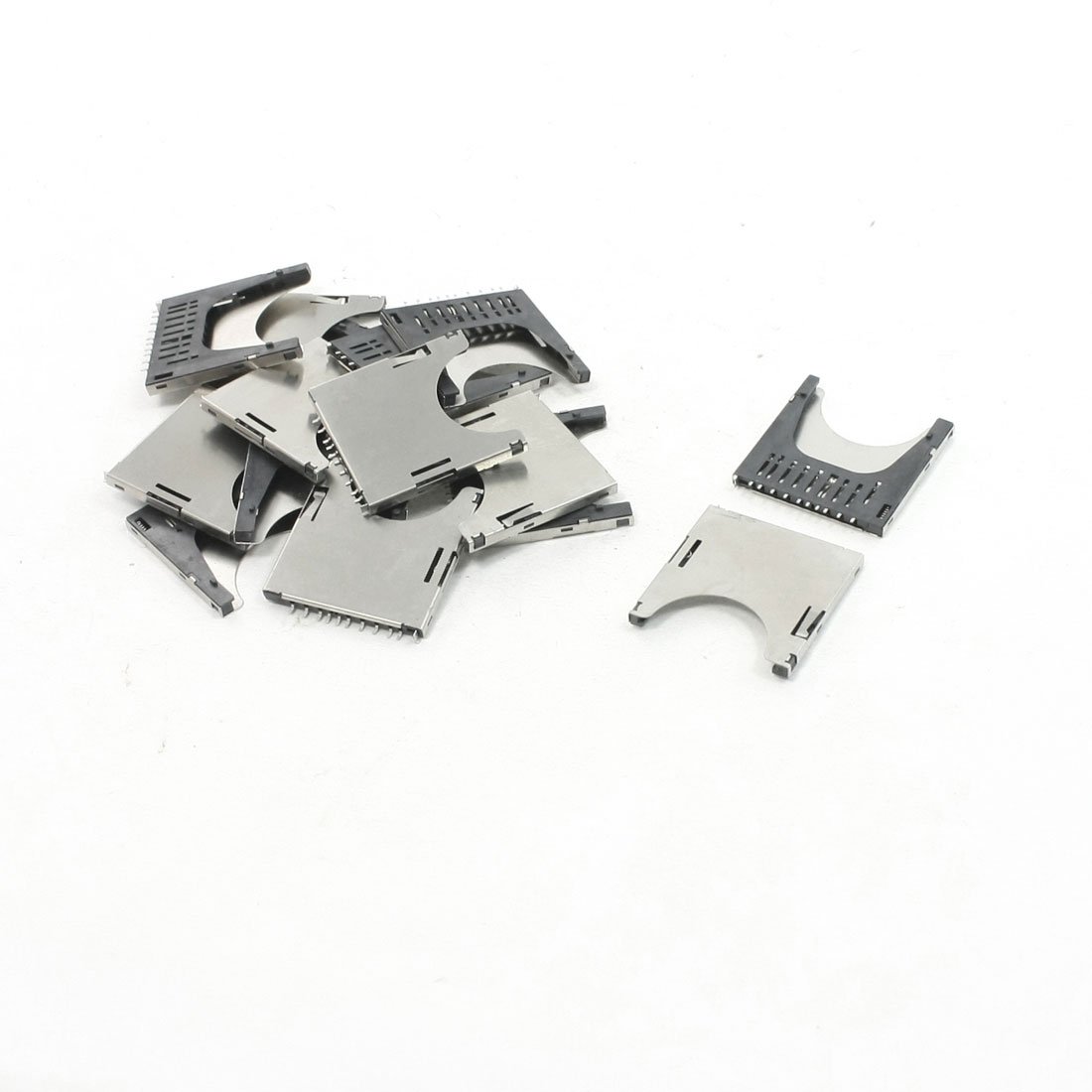 uxcell SMT PCB Mounting Push-Push Type SD Memory Card Sockets Connectors 15 Pcs