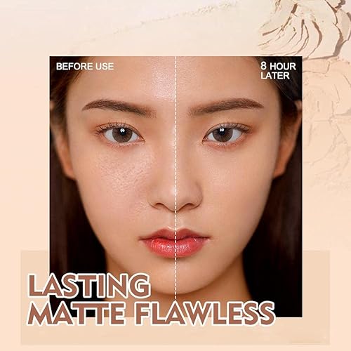 Miniatura 8 de SACE LADY - Polvo prensado facial con control de aceite impermeable polvo de acabado de larga duración maquillaje en polvo mate suave cosméticos