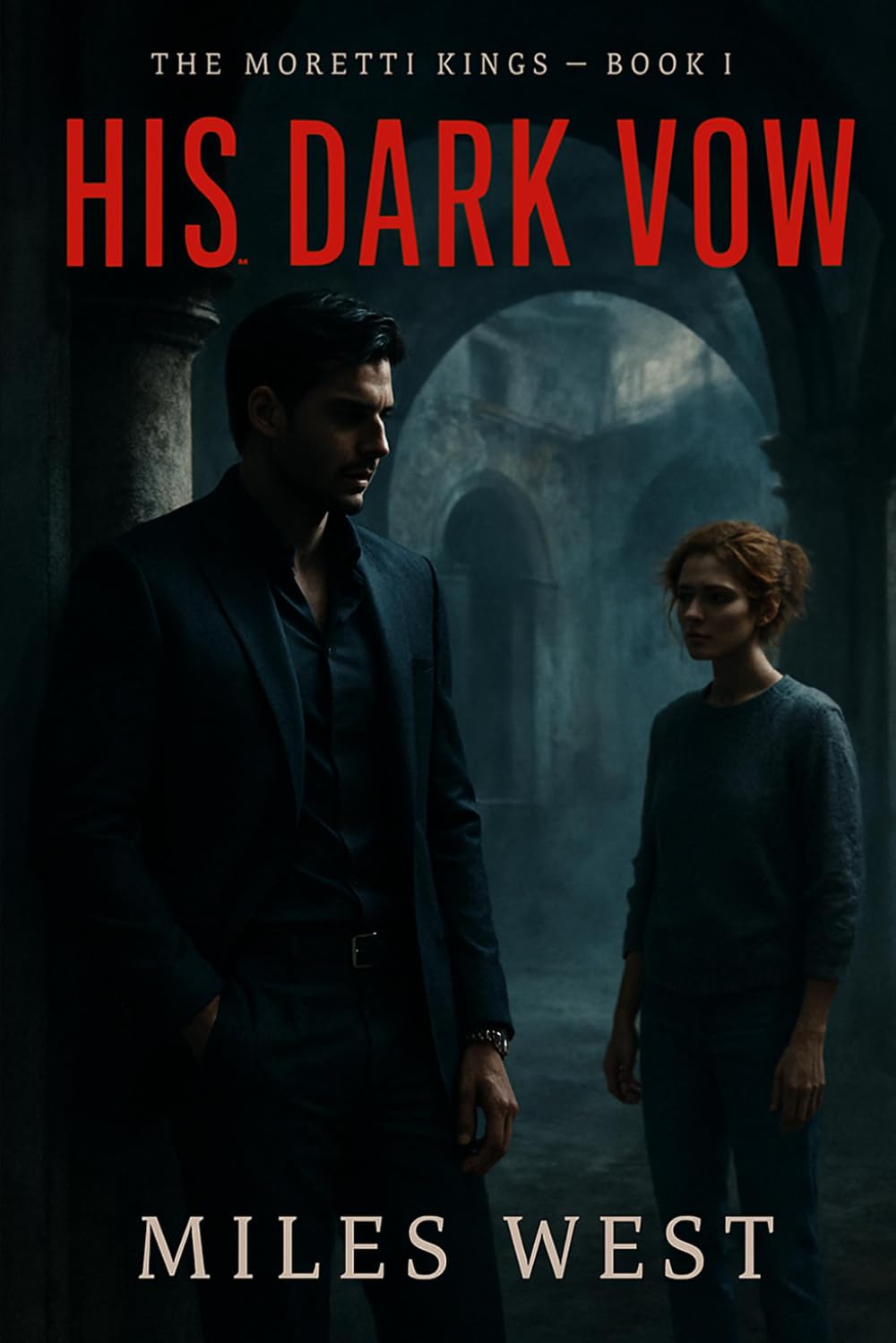 His Dark Vow: An Italian Mafia Arranged Marriage Romance (The Moretti Kings)
