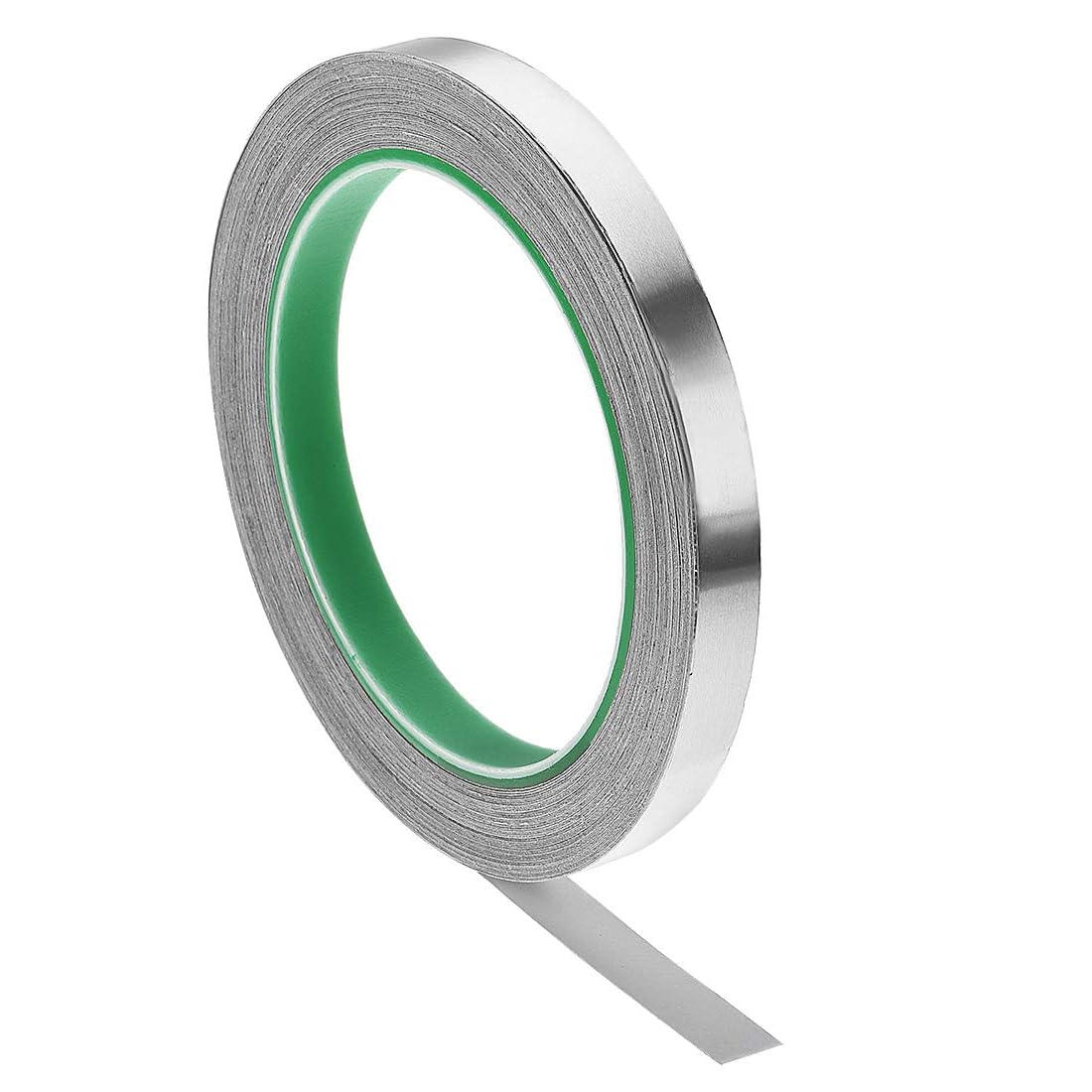 TA-VIGOR 10mm Aluminium Foil Tape Double Sided Conductive, High Temperature HVAC Duct Tape for Sealing & Patching, Conductive, Flame Retardant, Waterproof for Hot/Cold Air Ducts, Metal Repair