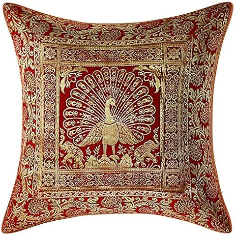 Housse de coussin Stylo Culture Paon Cover