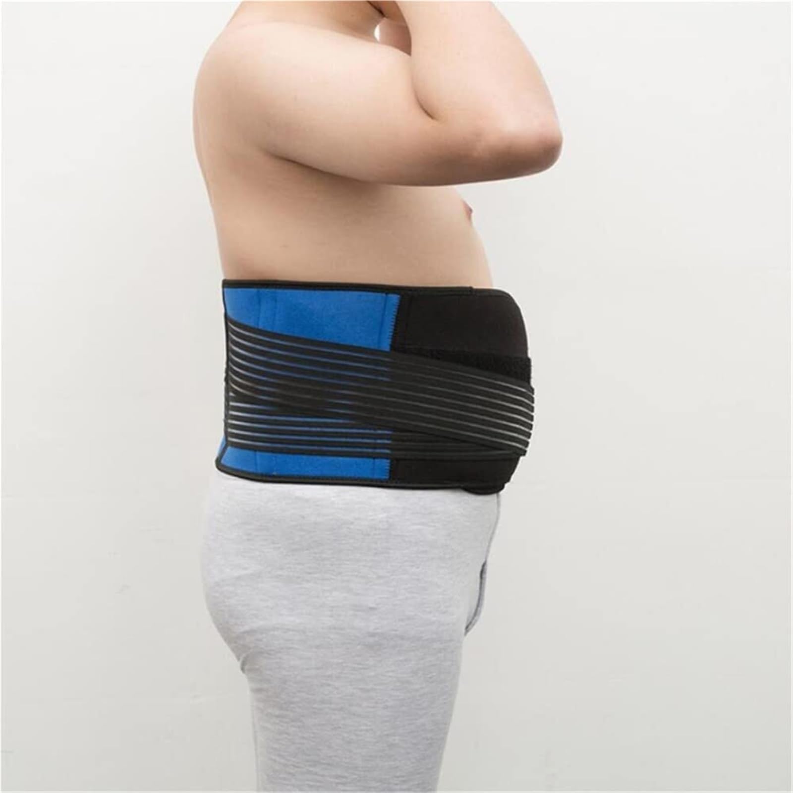 Faja Lumbar Cinturón De Soporte Lumbar Corrector Postura Soporte Lumbares(4XL)