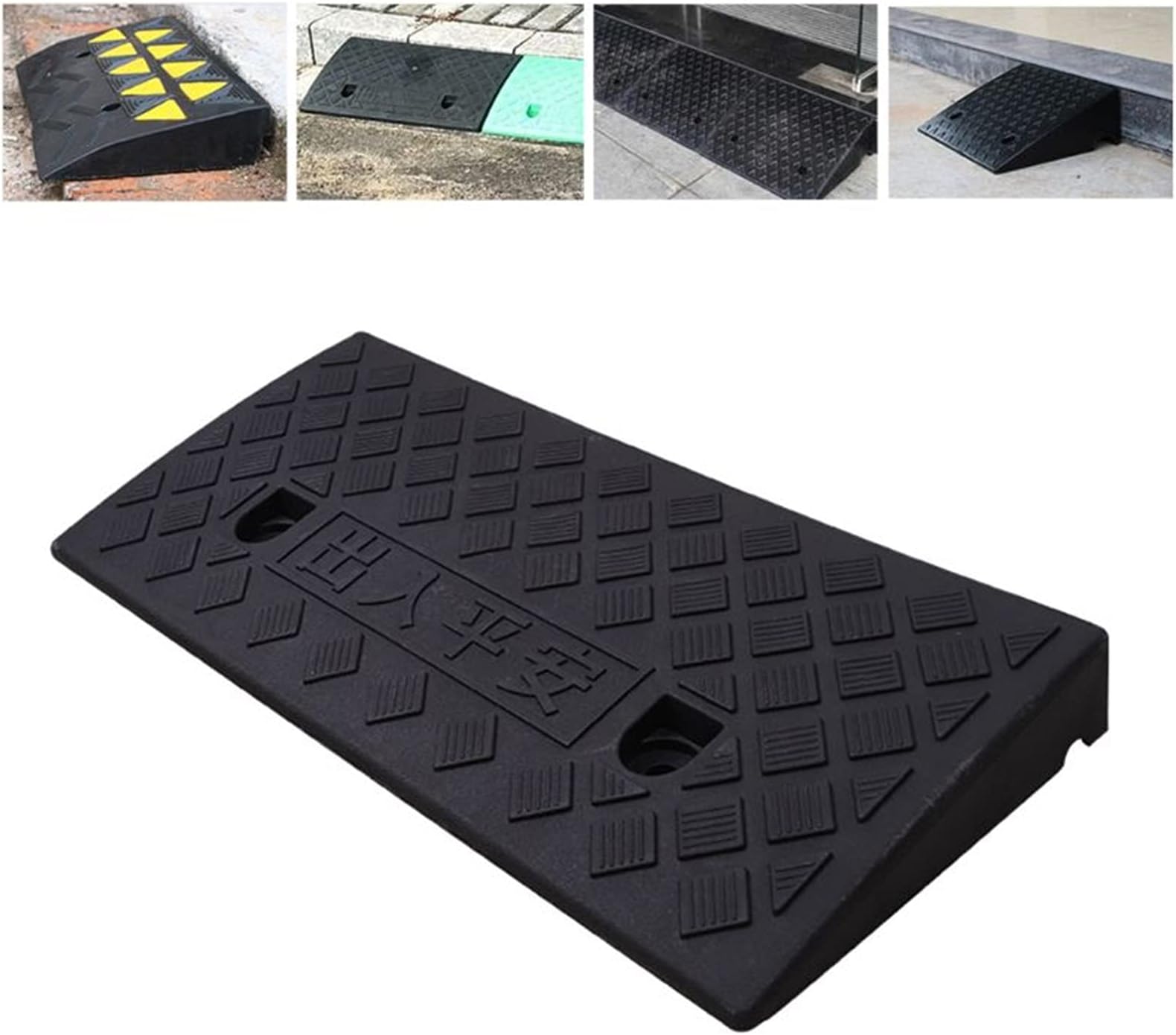 car ramps for oil changes Portable Curb Ramp Lightweight Plastic Threshold Ramp for Loading Sidewalk Driveway Dock Car Scooter Bike Motorcycle