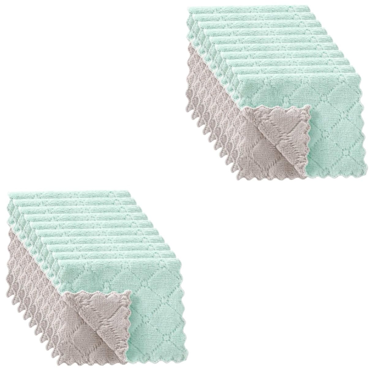 Gatuida 40piezas Paquete De Paños De Cocina Absorbentes De Microfibra para Limpieza Eficaz Reutilizables y Lavables para Utensilios y Menaje De Cocina
