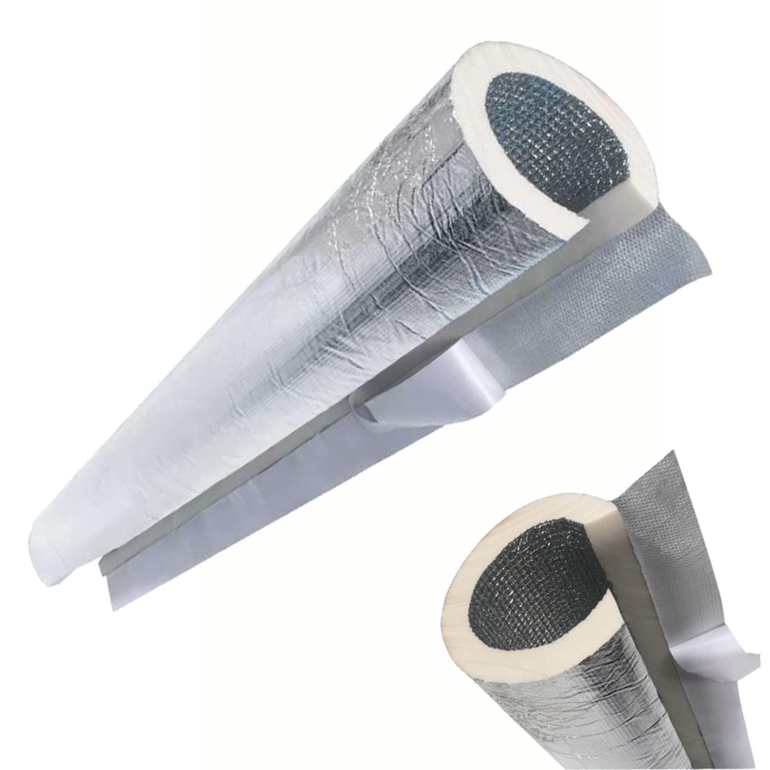 Tubo Isolante Autoadesivo Semiaperto, Isolante per Tubature, Antigelo E Ritardante di Fiamma, Spesso 15/20 Mm, per Tubo Invernale, Lunghezza 95 Cm (Size : 219mmx20mm)
