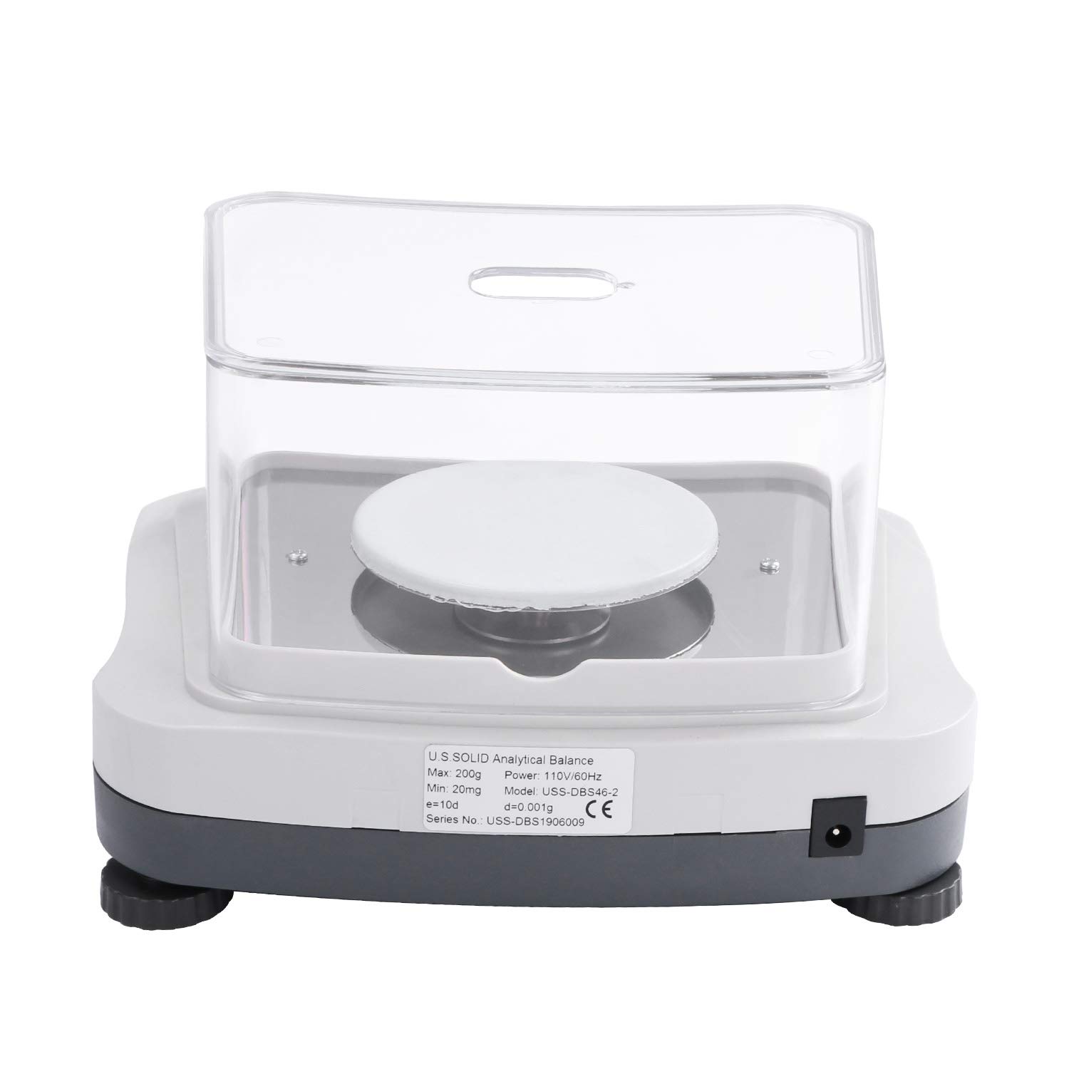U.S. Solid Bilancia di precisione da 1 mg, schermo LCD, interfaccia RS232 (300 g, 0,001 g)