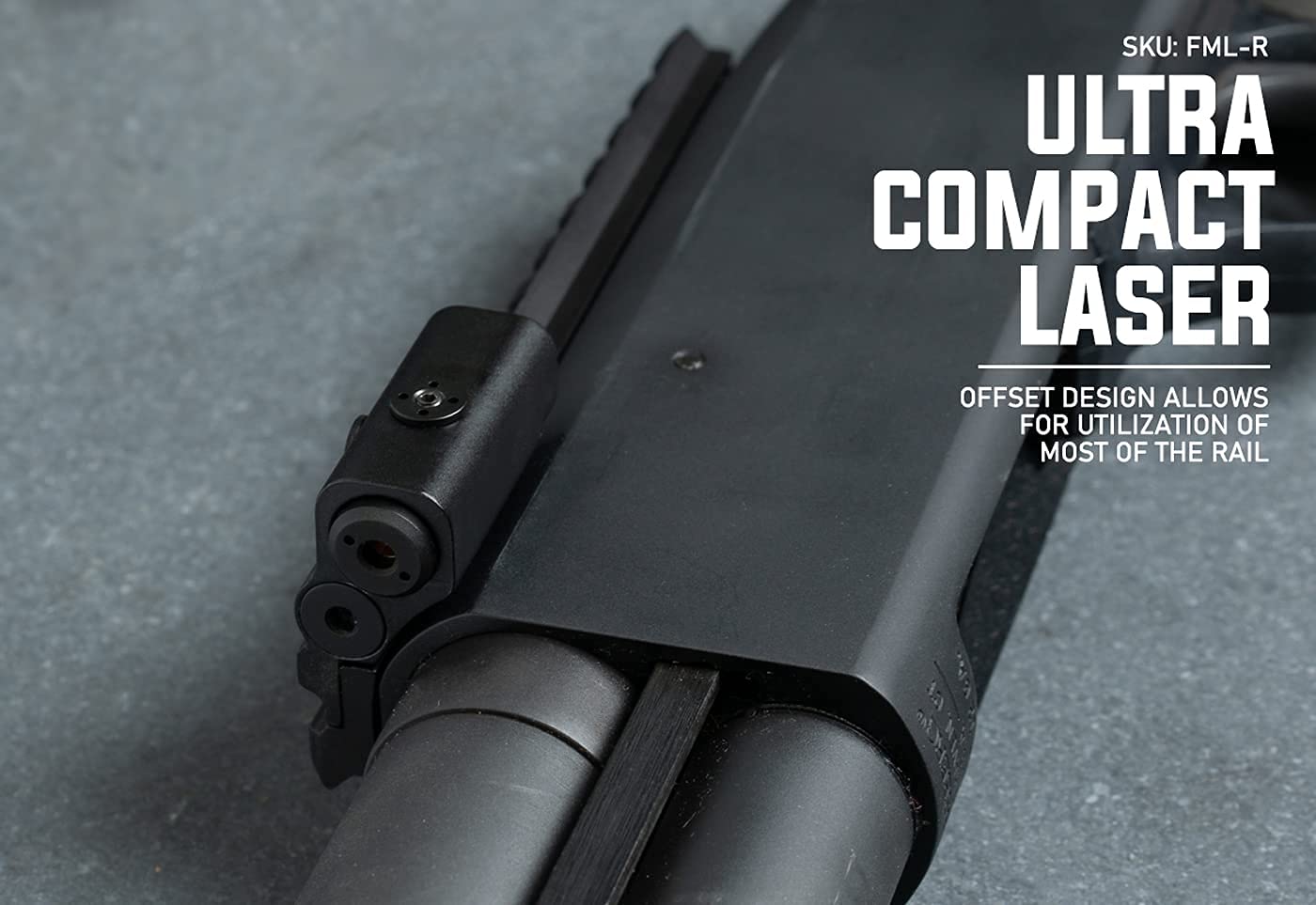 Monstrum Red Laser Sight System with Picatinny Mount for Mossberg 500