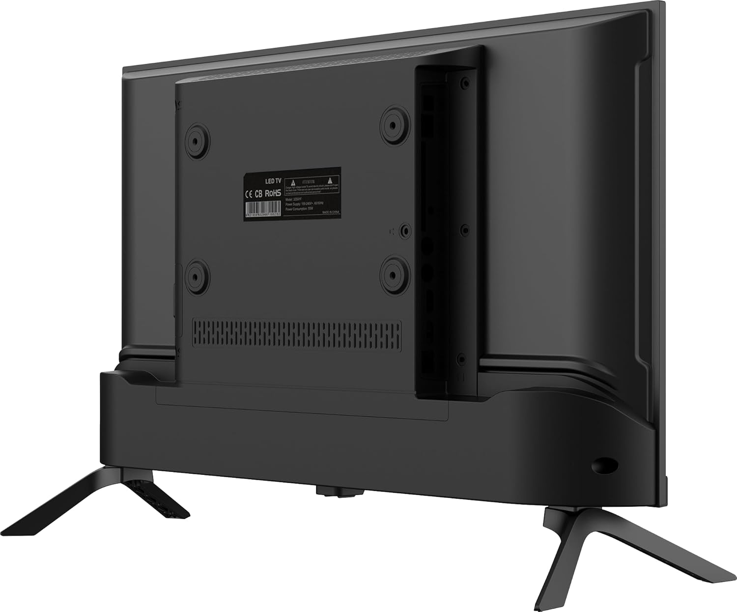 Nazaj view of Blaupunkt 24WGC5500S Smart TV showing VESA mounting points and ports