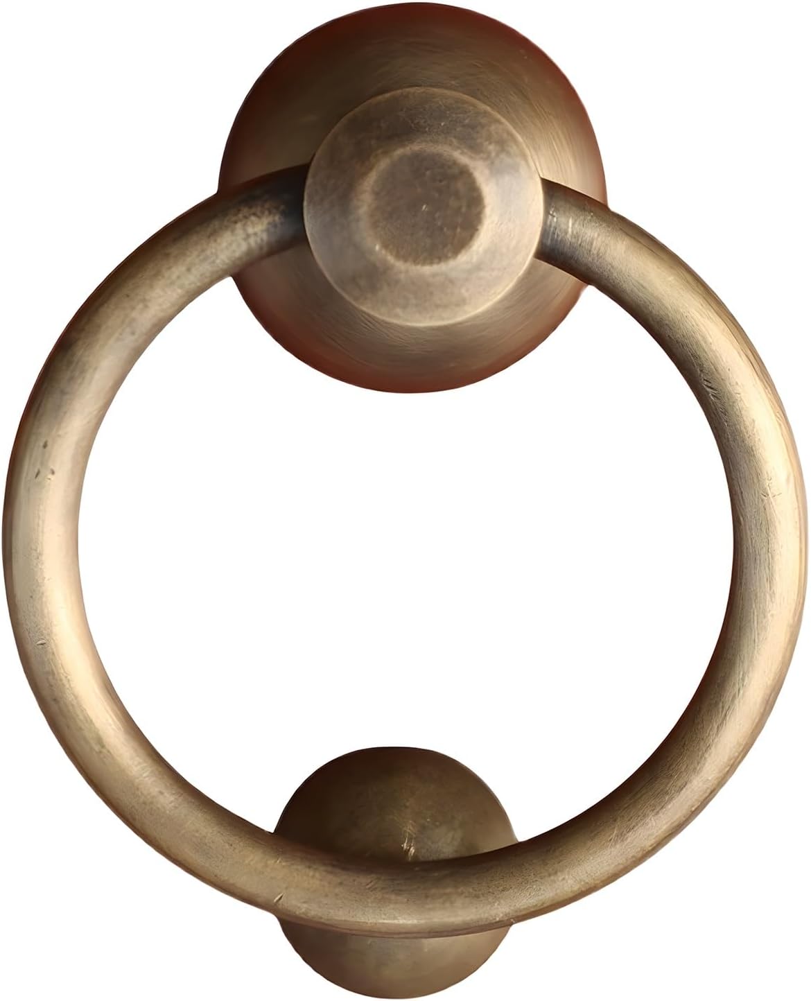 Door Knocker Bronze Door Ring Pull Handle, Decoration Door Knocker and Vintage Door Pull Handle, Not Easily Deformed(Gold,14cm/5.51in)