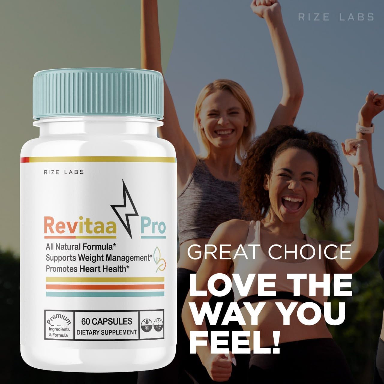 rize labs Revitaa Pro Weight Loss Pills, Supplement Used to Improve The Digestive Process, Advanced Formula Capsules - Pack of 5(300 Capsules)