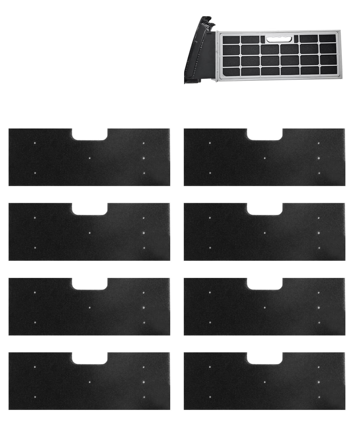 WH01X35719 Lint Filter 8-Pack - for GE Profile Washer Dryer Combo - Hand Washable and Reusable - for Models: PFQ97HSPVDS (8)