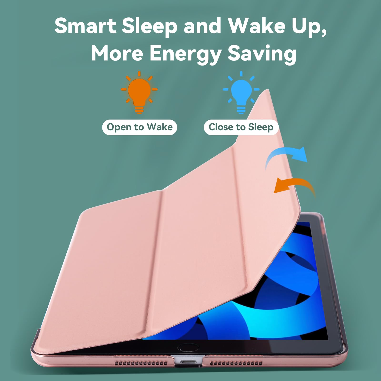 TiMOVO Custodia Con Tastiera Per IPad 9/8/7 Gen (10,2 Pollici) – Cover Con Supporto Regolabile, Retro Traslucido E Funzione Wake/Sleep, Nero - 3