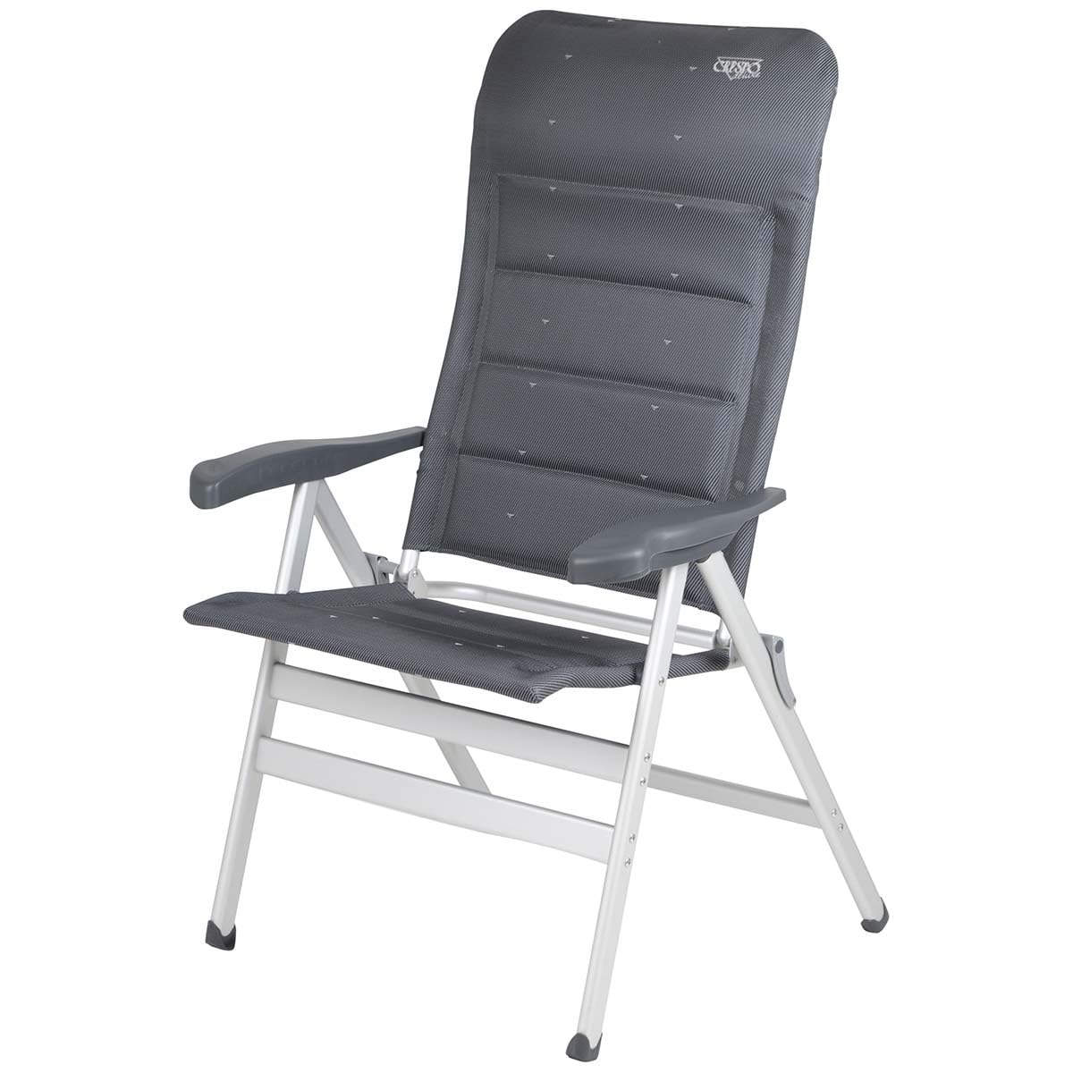 Crespo Sedia Pieghevole XXL Deluxe Antracite Sedie, Alluminio, Grigio Scuro, Taglia Unica