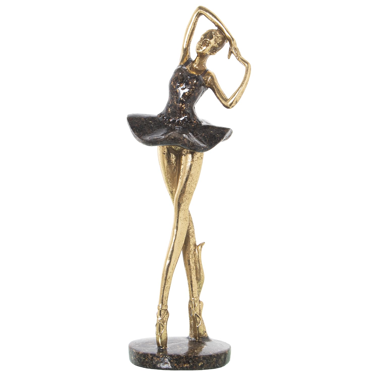 AlexandreHouse DORADA BAILARINE RESIN FIGURE 14X11X38CM