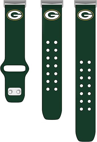 Miniatura 2 de Game Time Green Bay Packers - Correa deportiva de silicona compatible con Fitbit Versa 3 y Sense