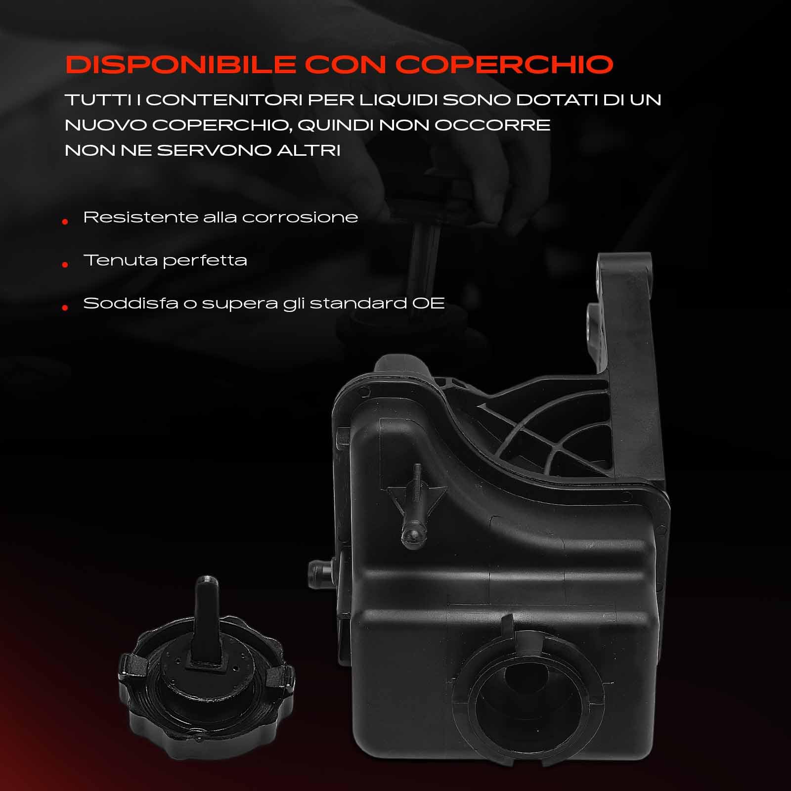 Frankberg Serbatoio di compensazione Olio idraulico Servosterzo Compatibile con Sprinter 46-T Furgone B906 413 CDi Sprinter 46-T Pianale/Telaio B906 413 CDi Replace# 7691462137